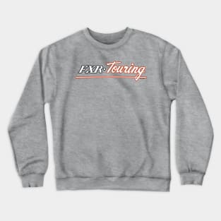 F X R - Touring Solid White Black and Red Crewneck Sweatshirt